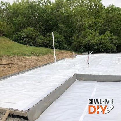 Whitecap - Woven Vapor Barrier - 12 Mil, Thick Plastic sheeting, Drop Cloth - Image 6