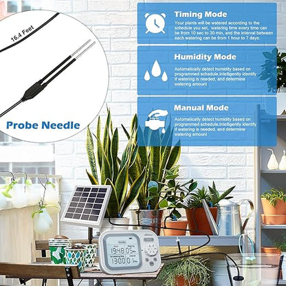 Solar Automatic Drip Irrigation System Houseplant Auto Self Watering Device - Image 4