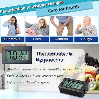 Humidity Gauge, Newlight66 Digital Hygrometer Indoor Outdoor Hygrometer - Image 5