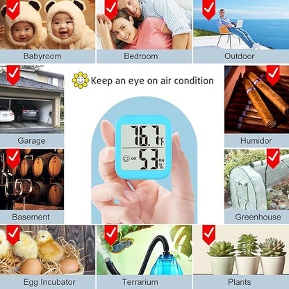 Antonki 2 Pack Room Thermometer - Image 5