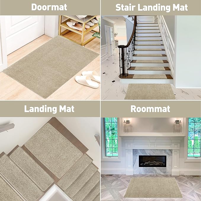 PURE ERA Carpet Stair Tread Landing Mat Tape Free Self Adhesive Non Slip Skid - Image 5
