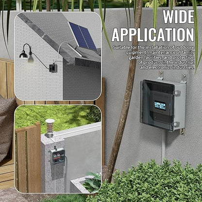 Joinfworld Outdoor Waterproof Electrical Box 13x13x5 Nema Box Weatherproof - Image 6