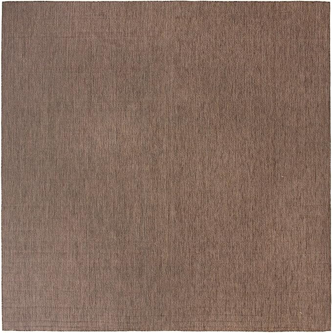 Unique Loom Collection Casual Transitional Solid Heathered Indoor/Outdoor - Image 2