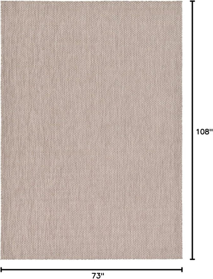 Unique Loom Collection Casual Transitional Solid Heathered Indoor/Outdoor - Image 2