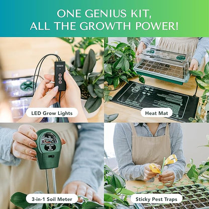 Seed Starter Kit with Grow Lights & Heat Mat – 40-Cell Seed Starter Tray - Image 4