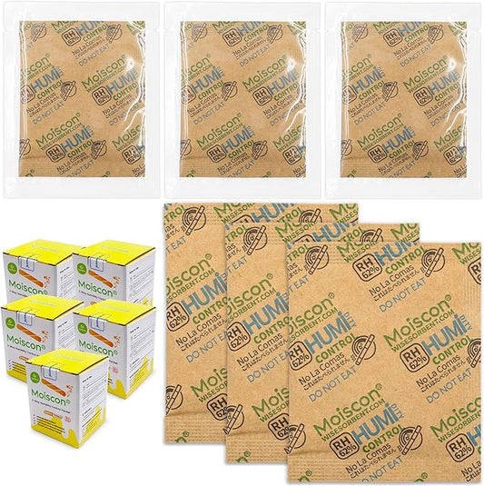 62% Size 8 Two-Way Humidity Control Packs, 75 Pack 8 Gram by Wisesorb
