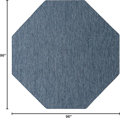 Unique Loom Collection Casual Transitional Solid Heathered Indoor/Outdoor - Image 2