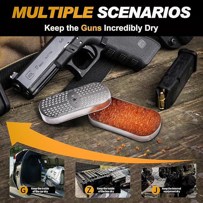 Pistol/Gun/Ammo Case Safe Dehumidifier Silica Gel - Image 2