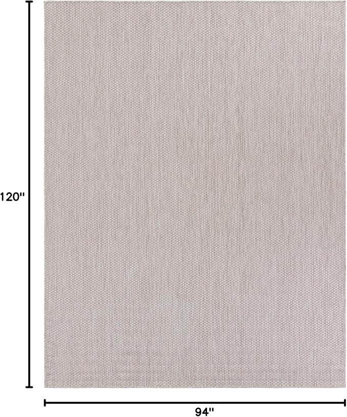 Unique Loom Outdoor Solid Collection Area Rug - Image 2
