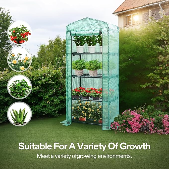 VIVOSUN Mini 4-Tier Greenhouse - Image 6