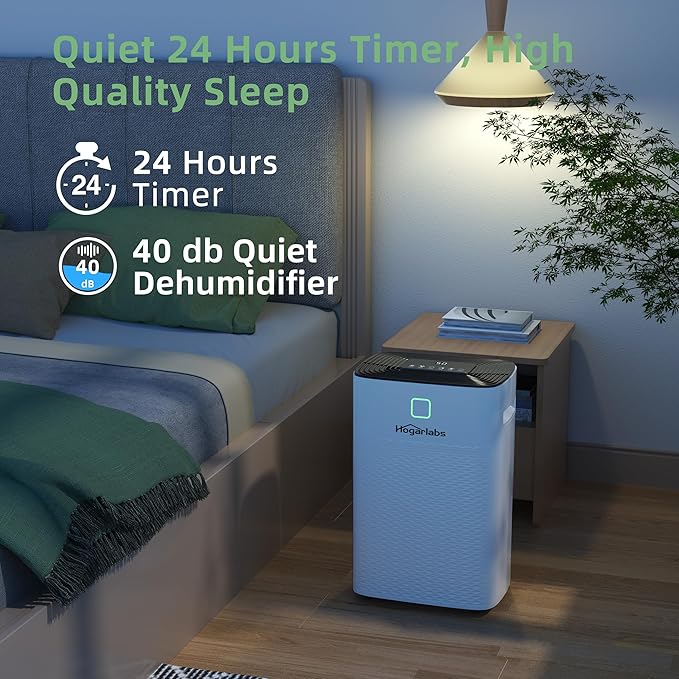 HOGARLABS Smart Dehumidifier for Basement Home, Silent Dehumidifier - Image 5