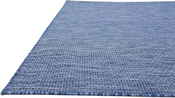 Unique Loom Collection Casual Transitional Solid Heathered Indoor/Outdoor - Image 8