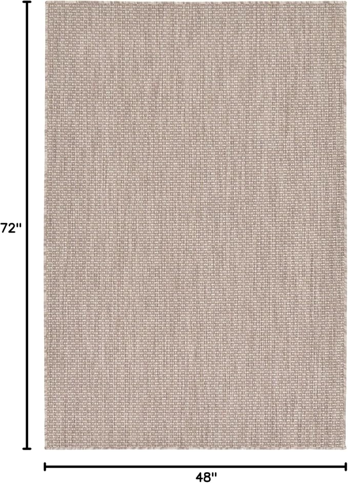Unique Loom Collection Casual Transitional Solid Heathered Indoor/Outdoor - Image 2