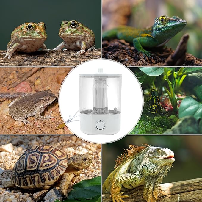 Reptile Fogger, 4L Top Fill Adjustable Mister Tank, Reptile Humidifier - Image 7
