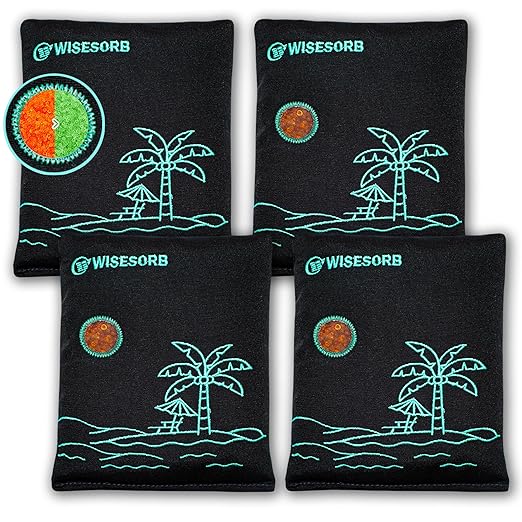 4 x 500 Gram Rechargeable Silica Gel Desiccant Packs, Microwave Reactivated by Wisesorb