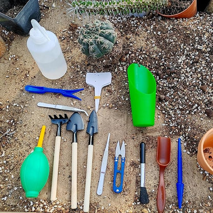 GXXMEI 20PCS/Set Succulent Tools Set, Mini Garden Tool Set, Transplanting Tools - Image 3