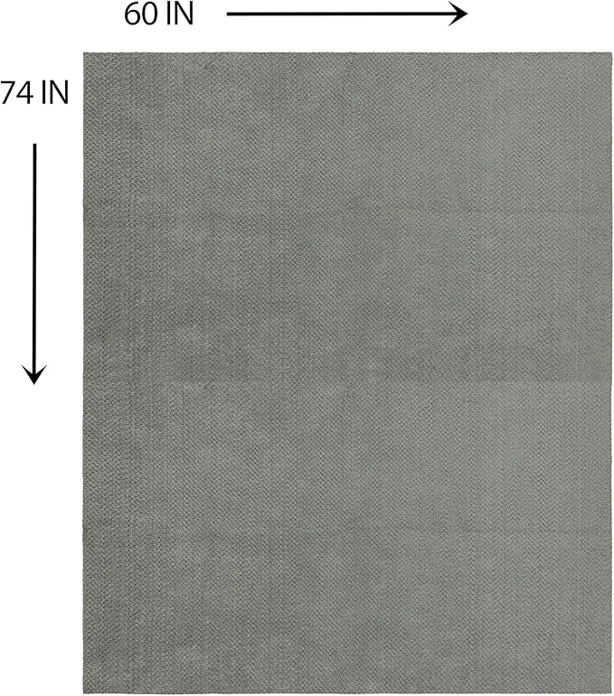 Mohawk Home Oil Spill Moisture Barrier Mat Utility Solid Gray 5' X 6' 2" Other - Image 2