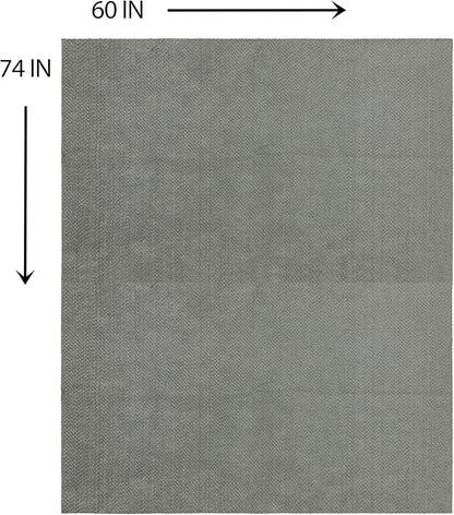 Mohawk Home Oil Spill Moisture Barrier Mat Utility Solid Gray 5' X 6' 2" Other - Image 2