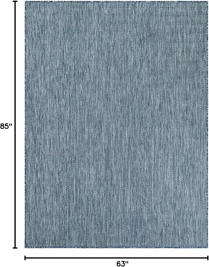 Unique Loom Outdoor Solid Collection Area Rug - Image 2
