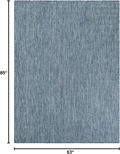 Unique Loom Outdoor Solid Collection Area Rug - Image 2