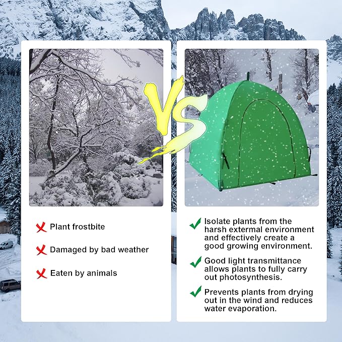 59″*59″*60″ Large Winter Plant Warm Covers - Image 6