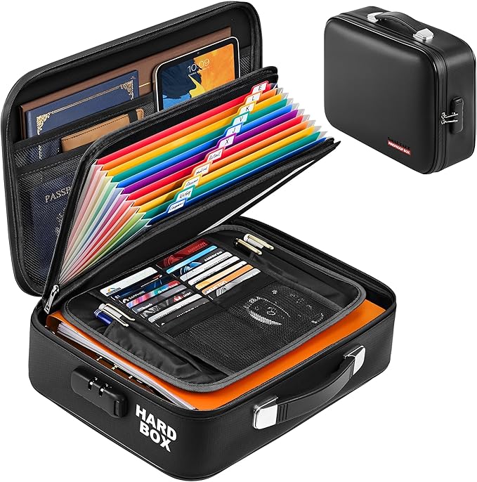 SMARTAKE Fireproof Document Box by SMARTAKE