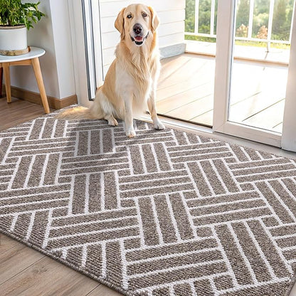 OLANLY Indoor Door Mat, 48x32 Inch, Dirt Resistant and Absorbent, Non-Slip by OLANLY