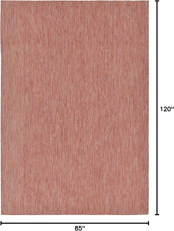 Unique Loom Collection Casual Transitional Solid Heathered Indoor/Outdoor - Image 2