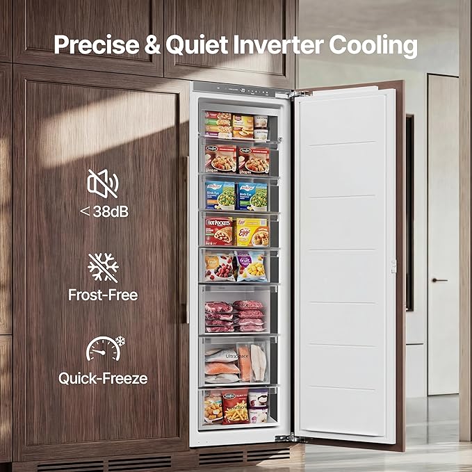 Ca'Lefort Panel Ready Refrigerator, Built-in All Freezer Panel-Ready Fridge - Image 3