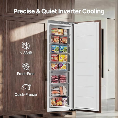 Ca'Lefort Panel Ready Refrigerator, Built-in All Freezer Panel-Ready Fridge - Image 3