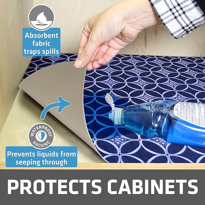 Drymate Premium XL Under Sink Mat, Waterproof Cabinet Protection Mats - Image 2