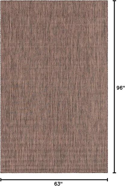 Unique Loom Collection Casual Transitional Solid Heathered Indoor/Outdoor - Image 2