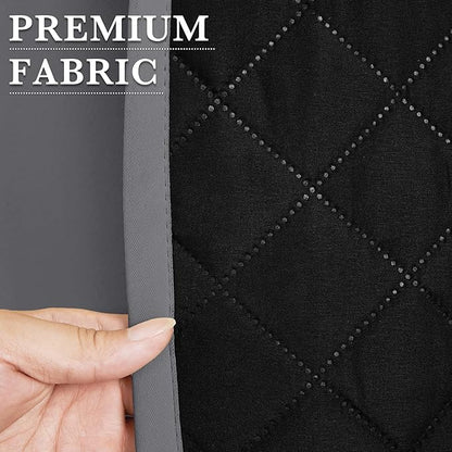 RYB HOME Outdoor/Indoor Thermal Insulated Fade-Resistant Blackout Curtains 84 - Image 6