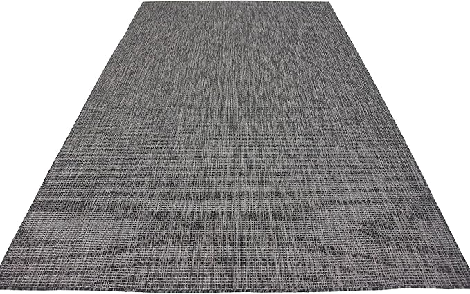 Unique Loom Collection Casual Transitional Solid Heathered Indoor/Outdoor - Image 5
