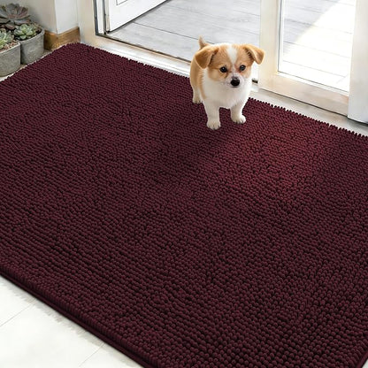 OLANLY Dog Door Mat for Muddy Paws 48x30, Absorbs Moisture and Dirt, Absorbent by OLANLY