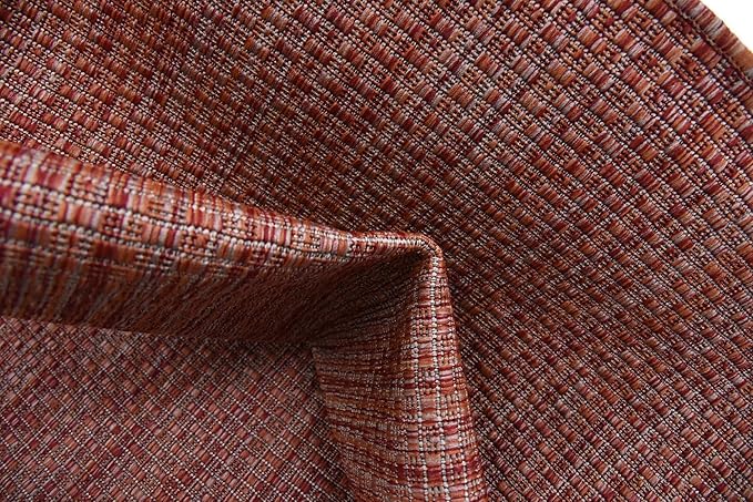 Unique Loom Collection Casual Transitional Solid Heathered Indoor/Outdoor - Image 8