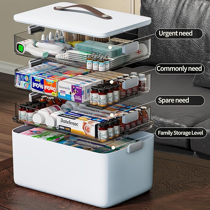CTIME 4-Tier XL Medicine Organizer - Image 2