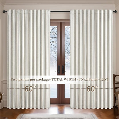 Birch Extra Wide 60 Inch Total 120" Blackout Crtains - Image 8