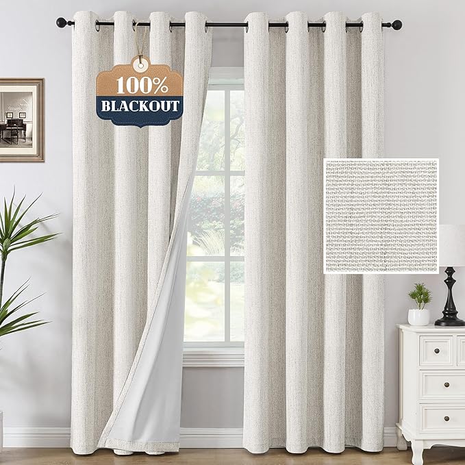 H.VERSAILTEX Premium Chenille Blackout Curtains by HVERSAILTEX