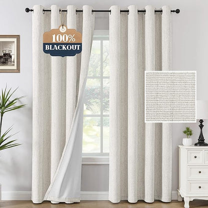 H.VERSAILTEX Premium Chenille Blackout Curtains by HVERSAILTEX