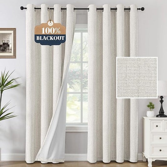 H.VERSAILTEX Premium Chenille Blackout Curtains by HVERSAILTEX