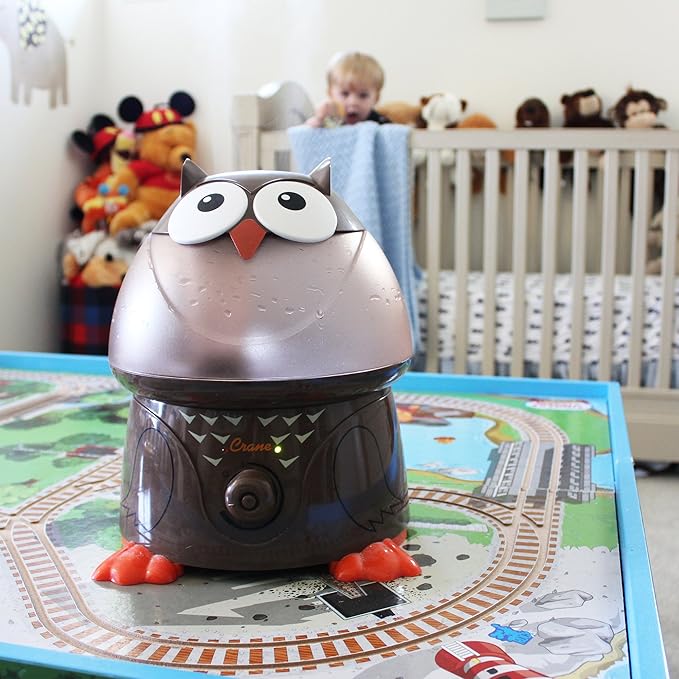 Crane Animal Humidifier for Bedroom, Ultrasonic Cool Mist for Baby Nursery - Image 3
