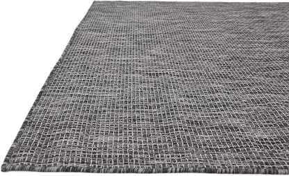 Unique Loom Collection Casual Transitional Solid Heathered Indoor/Outdoor - Image 8