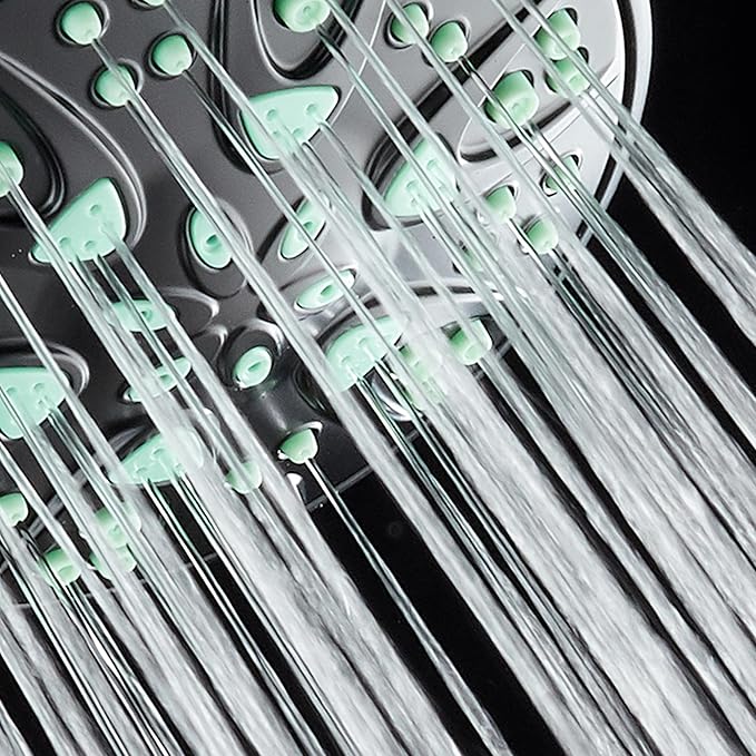 AquaDance Antimicrobial – Anti-Clog High-Pressure 6-Setting Shower Head - Image 8