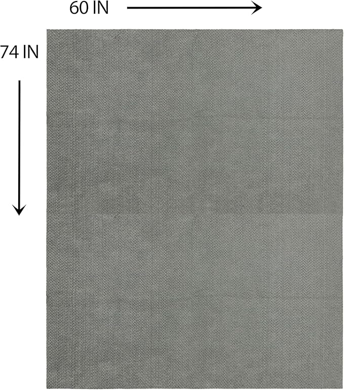 Mohawk Home Pet Play Pen Moisture Barrier Mat Utility Solid Gray 5' X 6' 2" - Image 2