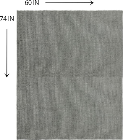 Mohawk Home Pet Play Pen Moisture Barrier Mat Utility Solid Gray 5' X 6' 2" - Image 2