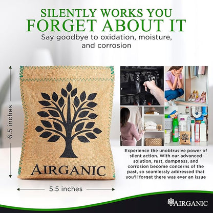 Natural Moisture Absorber Dehumidifier Bags – Plant & Mineral Desiccant Pouches - Image 4