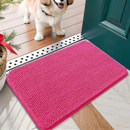 OLANLY Dog Door Mat for Muddy Paws 24x16, Absorbs Moisture and Dirt, Absorbent by OLANLY