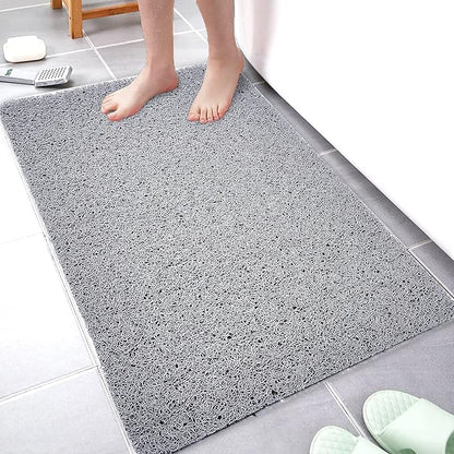 Shower Mats Non Slip for Elderly, 16x24’Lager Loofah Shower Mat, Loofah Bath by NQWei