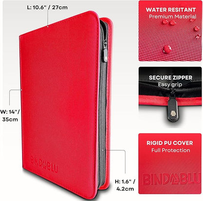 9 Pocket Trading Card Zip Binder - Image 2